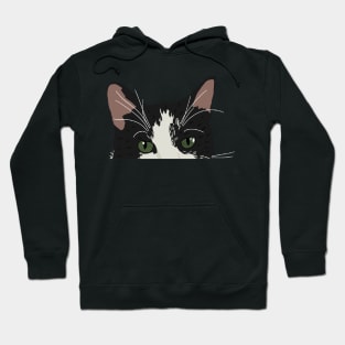 Tuxedo Cat Eyes Hoodie